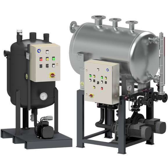 Electric condensate recovery units