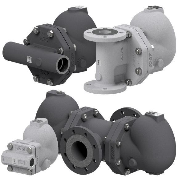 Float steam traps