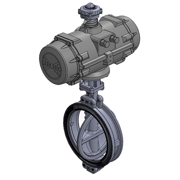 Automated triple eccentric butterfly valves