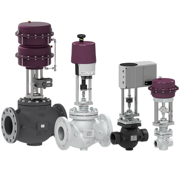 Two-way control valves