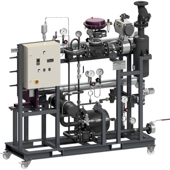 Packaged water heating units