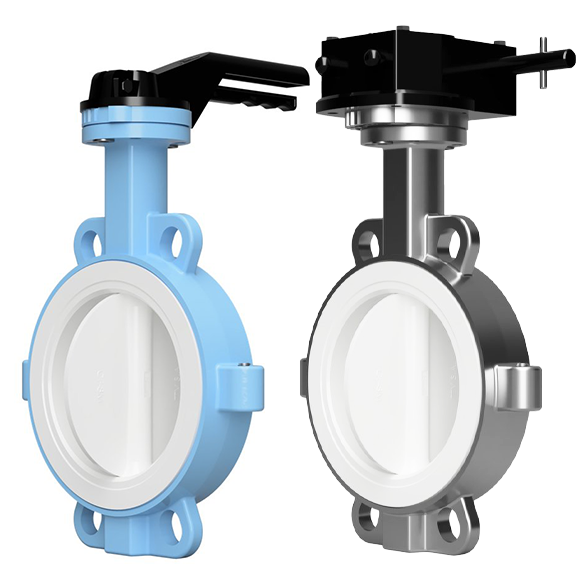 PTFE Split-body butterfly valves