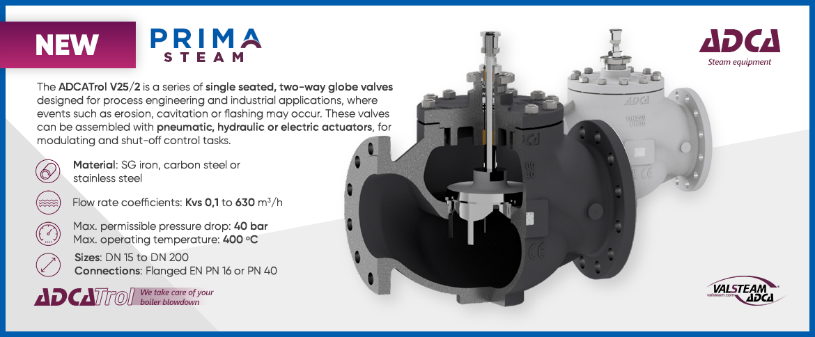 New ADCATrol two-way globe control valve!